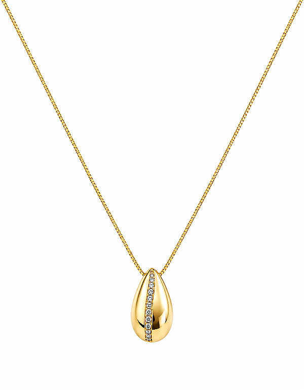 Colar Gota Zircônias