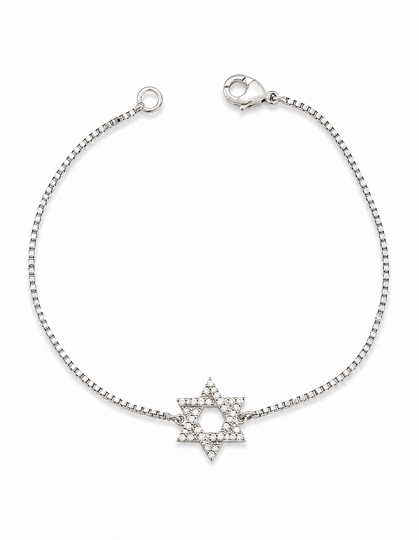 Pulseira Estrela de Davi Cravejada