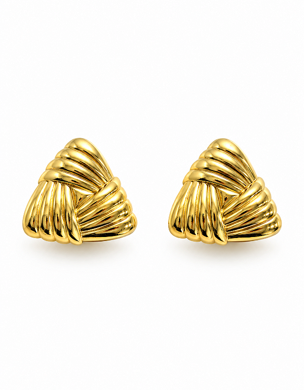 Brinco Gold Triângulo
