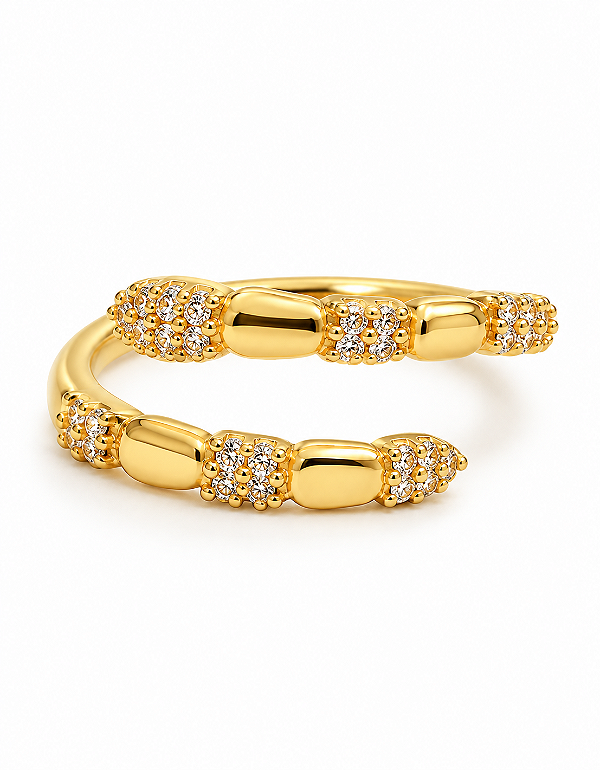 Anel Carti Classic Ajustável Ouro 18k