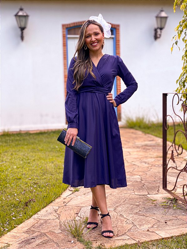 Vestido Castela Azul