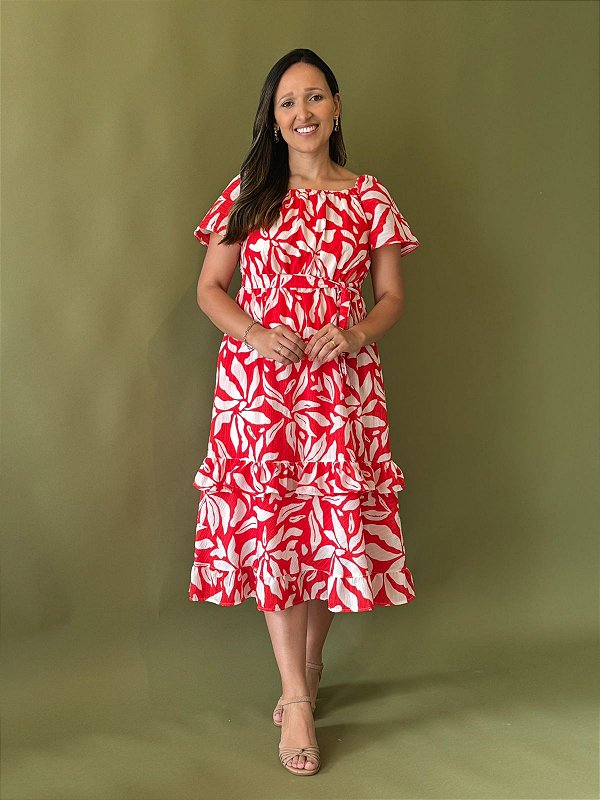 Vestido Siena Vermelho