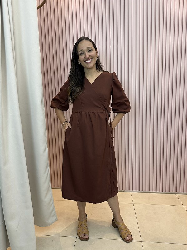 Vestido Sofia Marrom