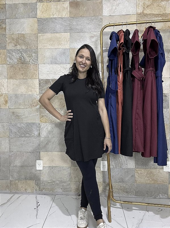 Vestido de Exercício Sol (Blusa alongada)