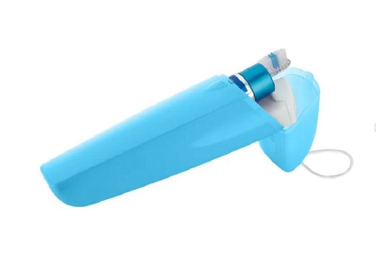 Porta Escova de Dente Dental UP Azul Piscina
