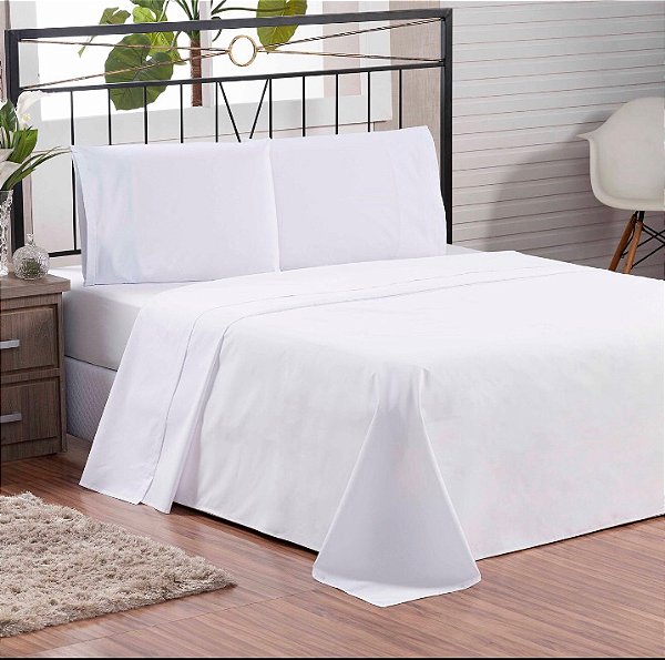 5 Unidades Jogo Lençol Percal 200 fios 100% Algodão
