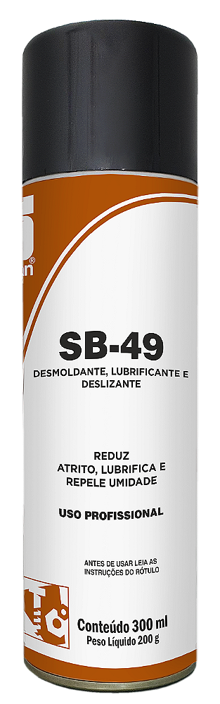 SB-49 300 Ml Desmoldante Lubrificante E Deslizante Spartan