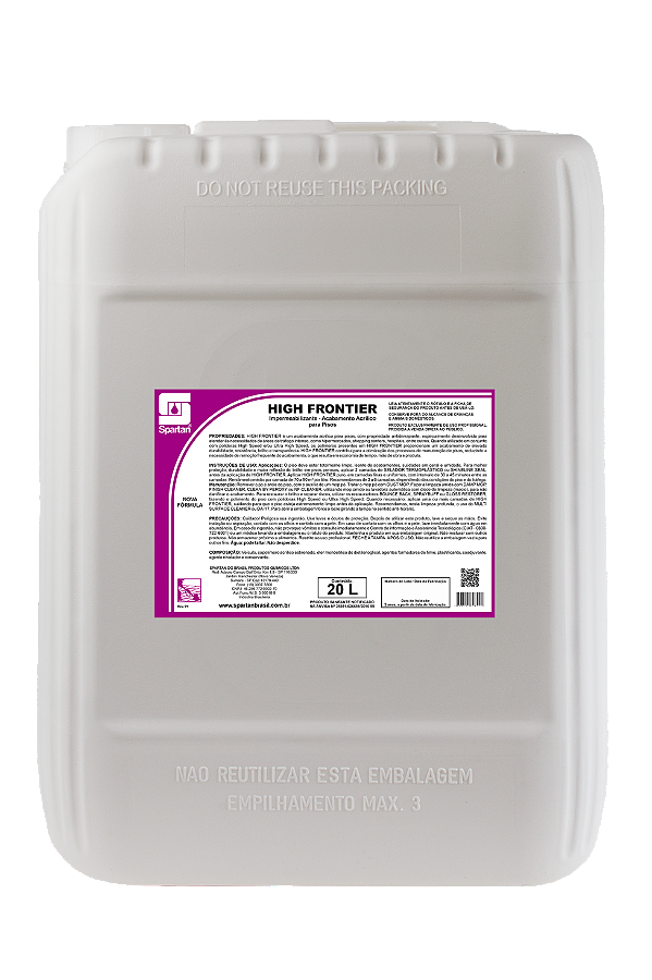High Frontier 20 Litros Acabamento High E Ultra High Speed Spartan