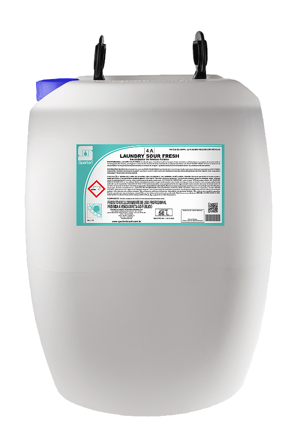 Laundry Sour Fresh 50 Litros Neutralizador De Resíduos Alcalinos Spartan