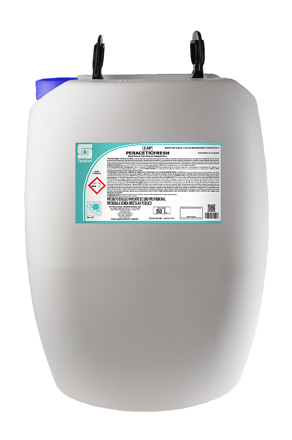 Peraceticfresh 50 Litros Desinfetante Para Roupas Hospitalares Spartan