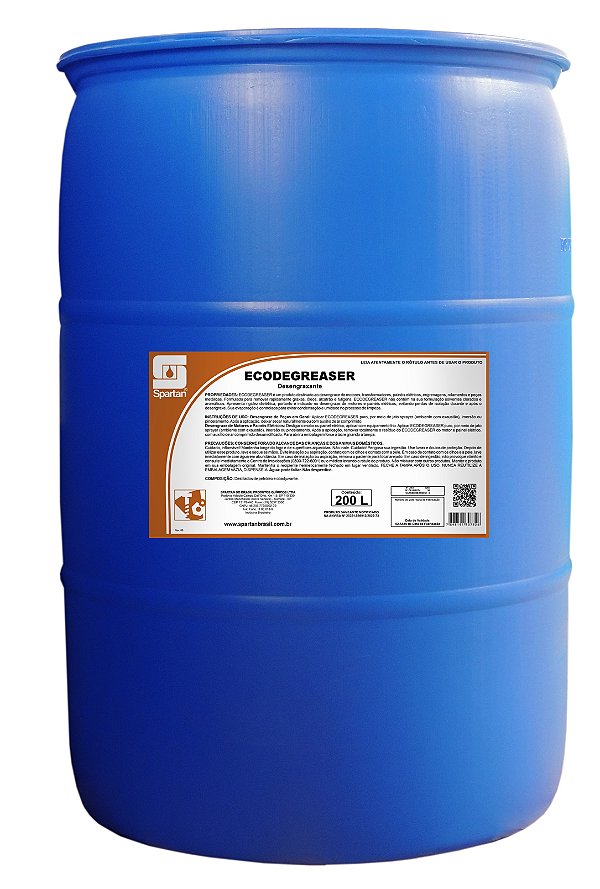 Ecodegreaser 200 Litros Desengraxante Solvente Spartan