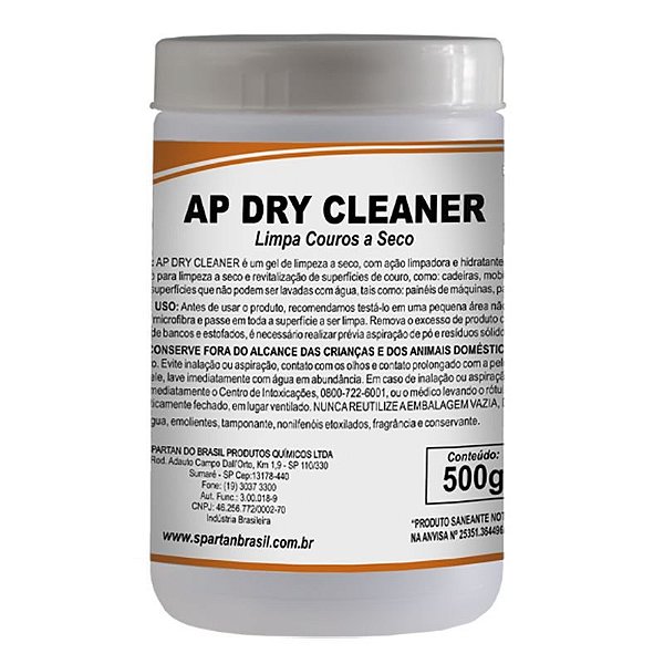 Kit Com 6 AP Dry Cleaner Gel Para Limpeza A Seco Spartan