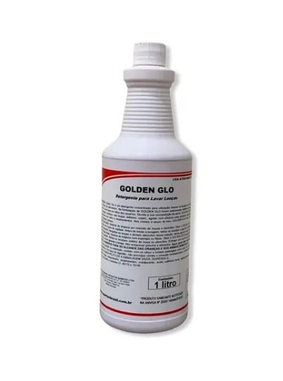 Kit Com 6 Golden Glo 1 Litro Detergente Neutro Concentrado - Spartan
