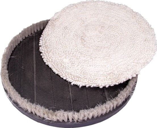Escova de Nylon + Disco Bonnet com Base Plástica Certec