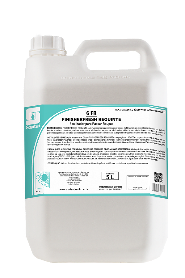 Finisherfresh Requinte 5 Litros Facilitador Spartan