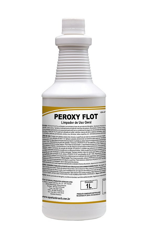Peroxy Flot 1 Litro Flotador À Base de Peróxido de Hidrogênio Spartan Oferta