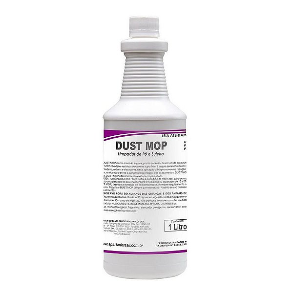 Dust Mop 1 Litro Limpador De Pó E Sujeira - Spartan Oferta