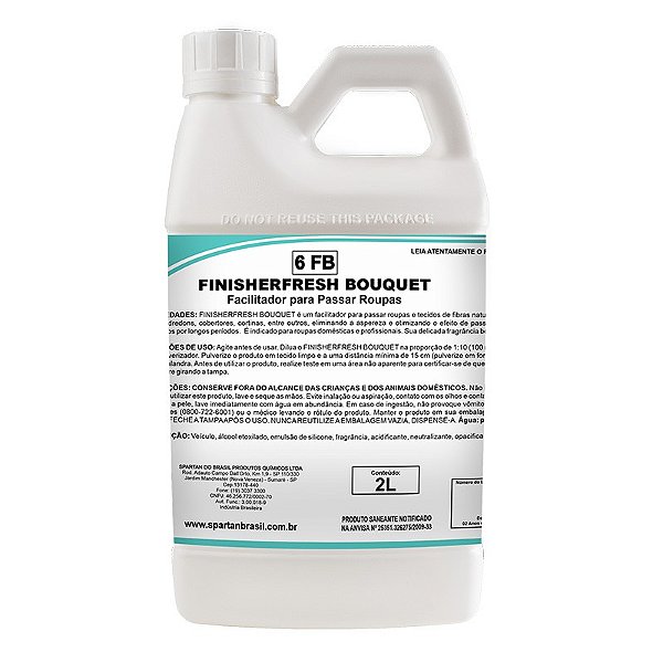 Finisherfresh Bouquet 2 Litros Facilitador Spartan Oferta