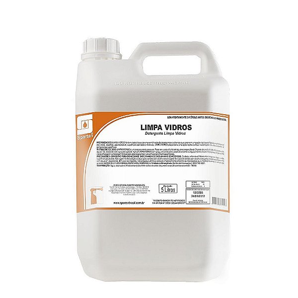 Limpa Vidros 5 Litros Limpador Concentrado Para Vidros - Spartan Oferta