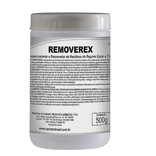 Removerex 500g Removedor De Resíduos De Tintas, Pichações E Epóxi, Etc Oferta