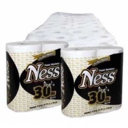 Papel Higiênico Ness Folha Dupla Pacote Com 64 Rolos Oferta