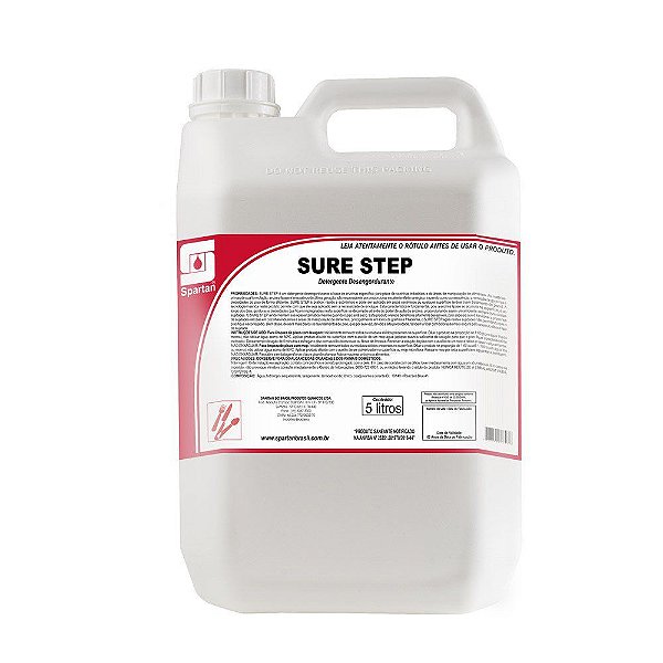 Sure Step 5 Litros Detergente Enzimático Spartan Oferta