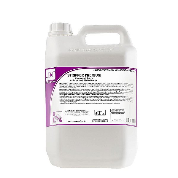 Stripper Premium 5 Litros Removedor De Acabamentos Ceras Spartan Oferta