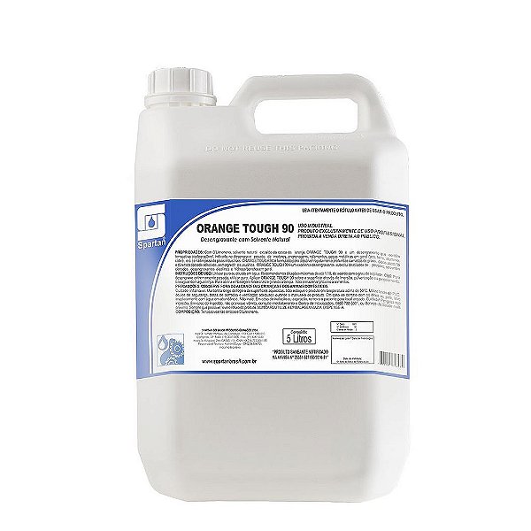 Orange Tough 90 5 Litros Desengraxante Com Solvente Natural - Spartan Oferta