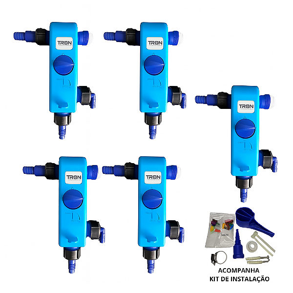 Kit 5 Unidades Diluidor De Químicos Tron Totalmix Oferta
