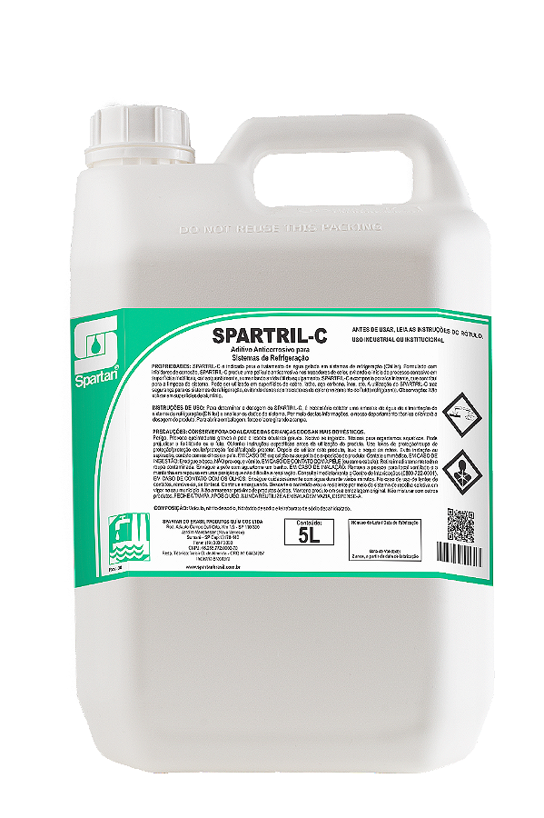 SPARTRIL-C Aditivo Anticorrosivo para Sistemas de Refrigeração 5 Litros Spartan