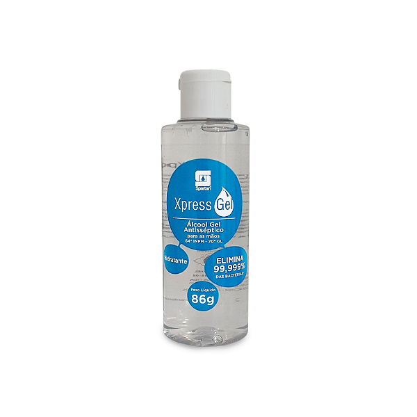 Álcool em Gel 86g com Aloe Vera Spartan