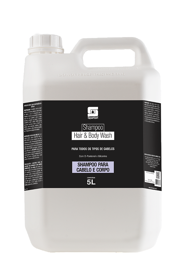 Shampoo Hair & Body Wash 5 Litros Shampoo Para Cabelo E Corpo