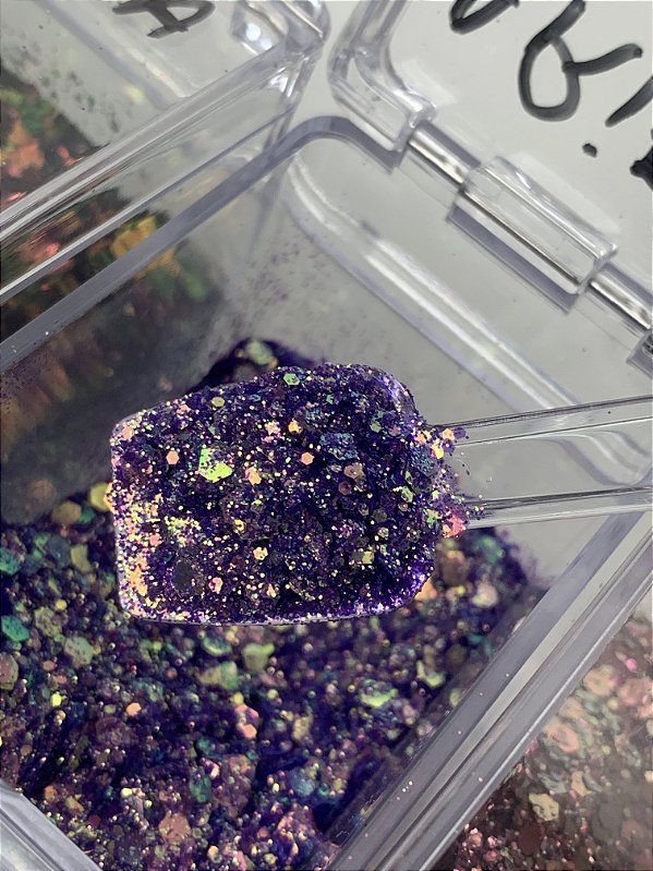 Ariel glitter flocado coleção sereia