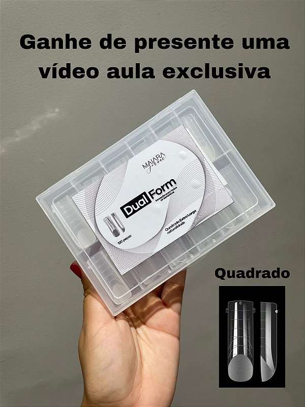 Molde F1 Quadrado Extra Largo 120 unidades  + GANHE UMA AULA GRÁTIS
