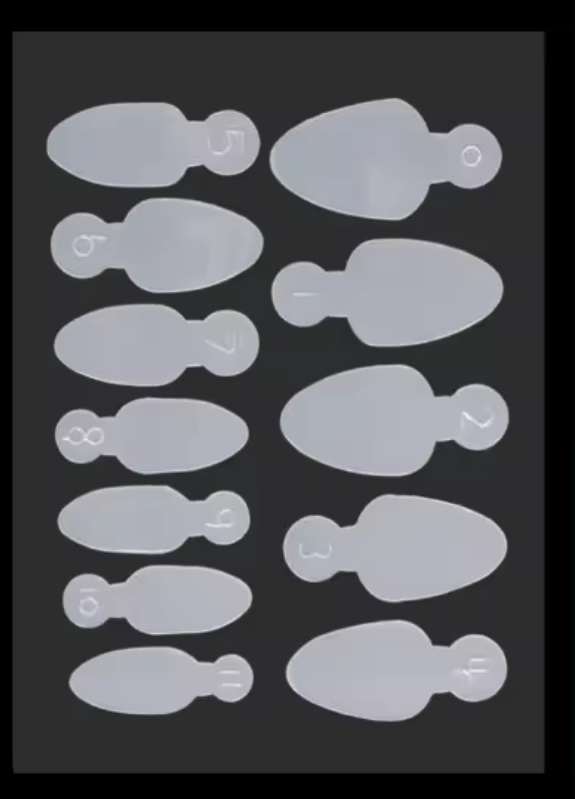 Molde de silicone pra francesa reversa no molde f1