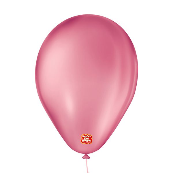 Balão de Festa 6,5" Basic - Rosa Maravilha - 50 Unidades - Balões São Roque - Rizzo