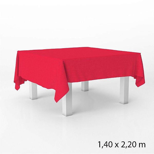 Toalha de Mesa em TNT - 140 x 220 cm - Vermelho - 1 unidade - Best Fest -  Rizzo - Rizzo Balões