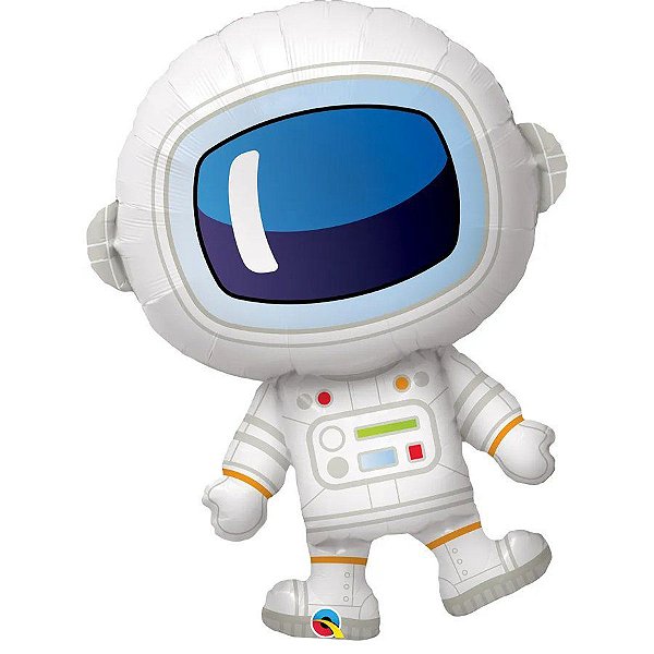 Balão 38'' - Astronauta Adorável - 1 unidade - Rizzo Balões