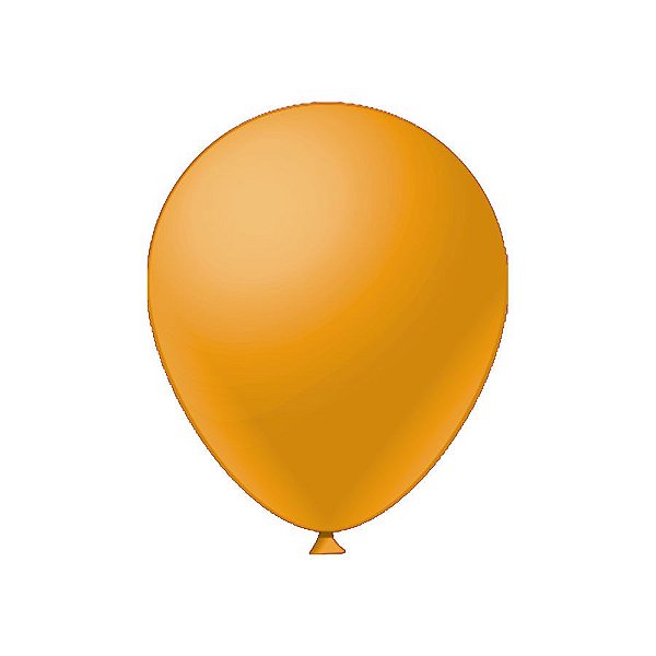 Balão de Festa Látex Liso - Laranja - Festball - Rizzo