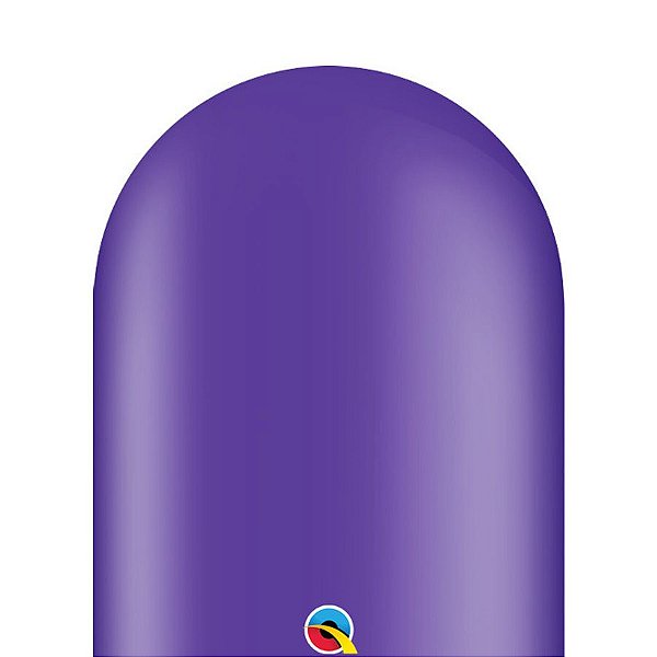 Balão de Festa Canudo - Violeta Púrpura 646Q - 50 unidades - Qualatex Outlet - Rizzo