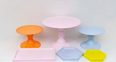 Kit Comemore 03 - Colors Laranja, Rosa Candy , Azul Candy e Amarelo- Só Boleiras - Rizzo Festas