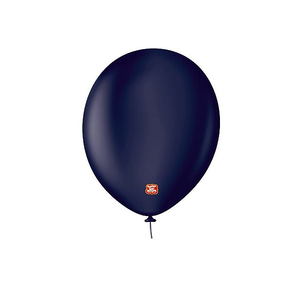 Balão Profissional Premium Uniq 9''23cm - Azul Navy - 25 unidades - Balões São Roque - Rizzo
