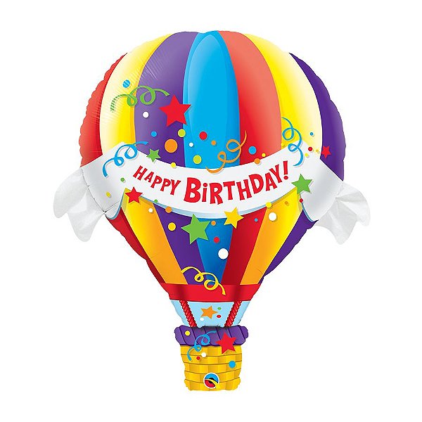 Balão de Festa Microfoil 42" 107cm - Balão de Aniversário - 01 Unidade - Qualatex - Rizzo Balões