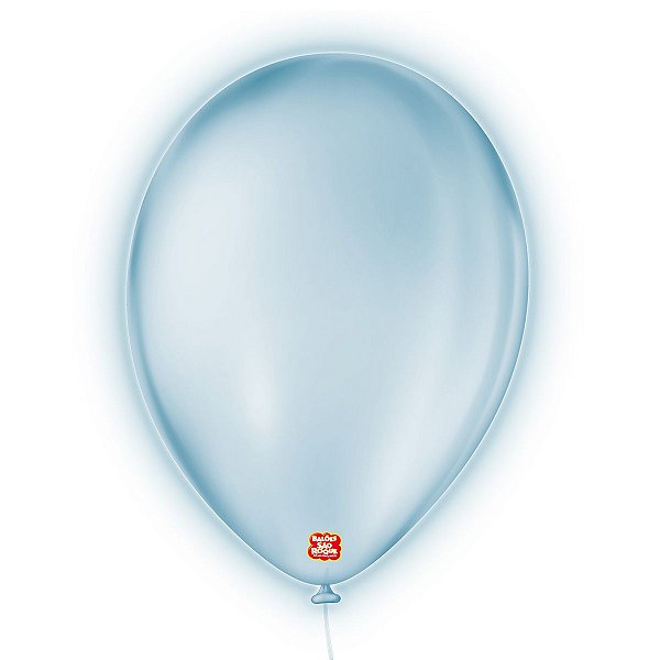 Balão de Festa Neon - Azul - 25 Unidades - Balões São Roque - Rizzo Balões