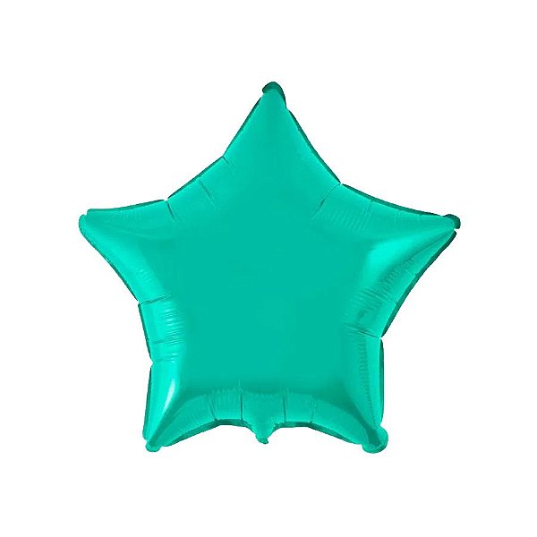 Balão de Festa Metalizado 20" 50cm - Estrela Tiffany Metálico - 01 Unidade - Flexmetal - Rizzo Balões