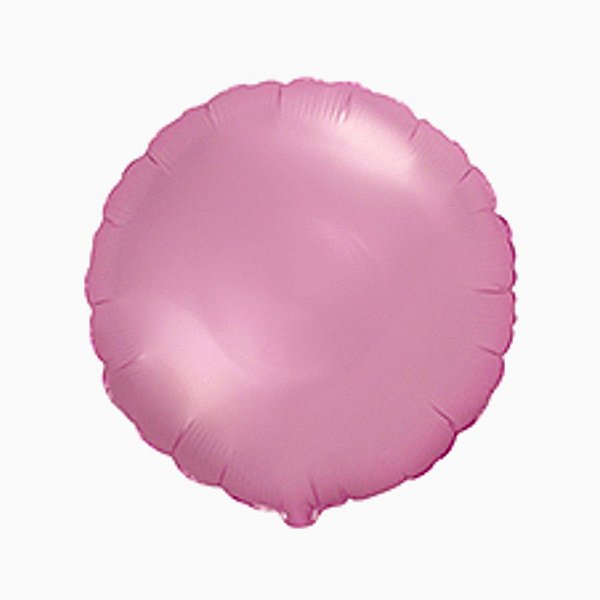 Balão de Festa Metalizado 20" 50cm - Redondo Pink Flamingo - 01 Unidade - Flexmetal - Rizzo Balões