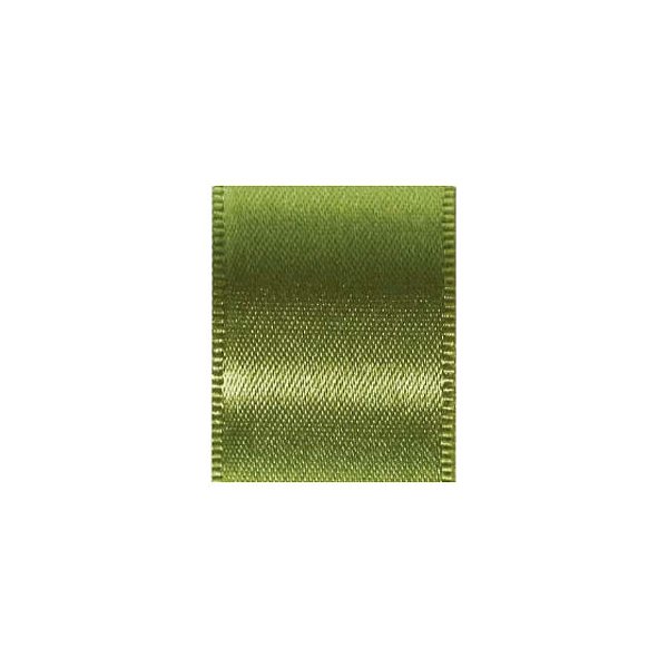 Fita de Cetim Progresso 7mm nº1 - 100m Cor 249 Verde Militar - 01 unidade