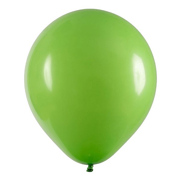 Balão de Festa Redondo Profissional Látex Liso - Verde Lima - Art-Latex - Rizzo Balões