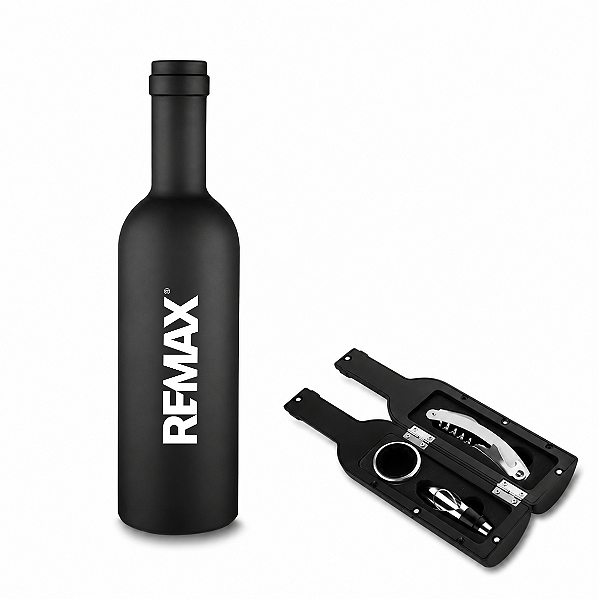 KIT VINHO GARRAFA 4 PEÇAS REMAX - 0140