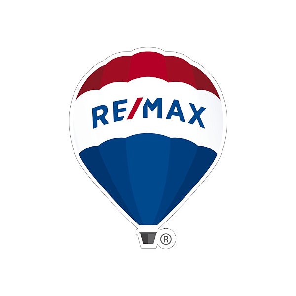 Adesivo balão REMAX automotivo.